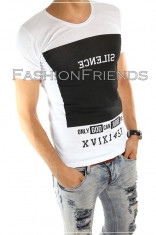 Tricou tip Zara - tricou barbati - tricou slim fit - cod : 4838 foto