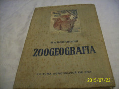 zoogeografia, - n. a. bobrinschi, 1953 foto
