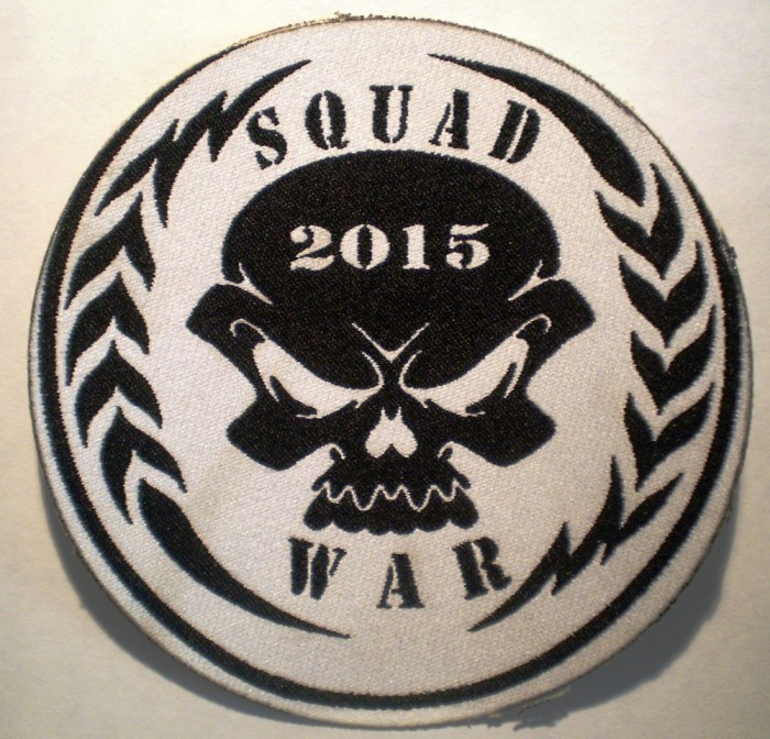 5.512 ECUSON EMBLEMA PATCH SQUAD WAR 2015 88mm