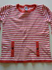 Bluzita cu maneca treisfert, 4-6 ani, marca Zara, 104 cm, tricotaj foto