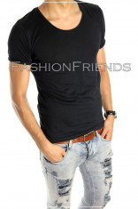 Tricou tip ZARA - tricou barbati - tricou slim fit - 4843 foto