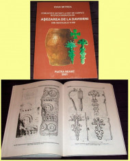 ASEZAREA DE LA DAVIDENI in sec. V-VIII de Ioan Mitrea, arheologie, 138 planse foto