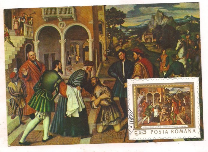 % ilustrata maxima -BERNARDINO LICINO-Intoarcerea fiolui risipitor -prima zi