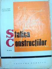 STATICA CONSTRUCTIILOR III -ALEXANDRU A.GHEORGHIU foto