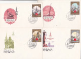 Bnk fil URSS Russia 1980 set FDC Jocurile Olimpice Moscova, Europa, Sport