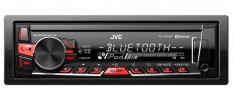 Sistem auto JVC - Receptor media digital KD-X320BTEY, 1 DIN, fara CD, AUX-in frontal; Bluetooth foto