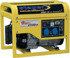 STAGER generator GG 3500, open frame, benzina, 3 kW foto