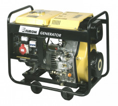 KIPOR generator Open Frame KGE6500E3, benzina, 6.0 kW foto