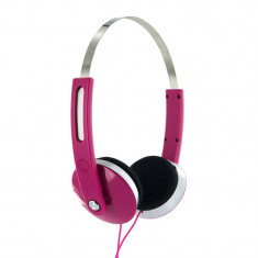Casti 4World Color 08251, headset, roz foto