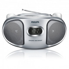 Philips Microsistem audio Philips AZ105S/12, 2W, argintiu foto