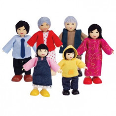 Hape Familie de 6 membri (asiatici) foto