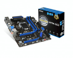 Placa de baza MSI H97M-G43, socket LGA1150, chipset Intel H97 foto