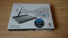 Vand tableta grafica Wacom Intuos Pen, Silver/Black foto