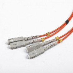 Gembird Cablu fibra optica Gembird, duplex multimode, conectori SC-SC, bulk, 2m foto