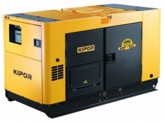 KIPOR generator insonorizat KDE 35 SS3, diesel, 28 kW, fara automatizare foto