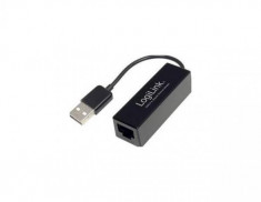 Placa de retea LogiLink UA0158, 10/100/1000 MBps, USB 2.0 foto