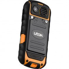 Telefon mobil UTOK dual sim Dorel 2, negru/ portocaliu foto