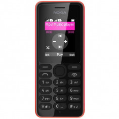 Telefon mobil Nokia 108 Dual SIM, rosu foto