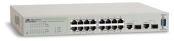 Switch Allied AT-FS750/16 - 16 ports, 10/100 Mbps, TX Websmart foto mare Switch Allied AT-FS750/16 - 16 ports, 10/100 Mbps, TX Websmart foto mare