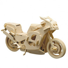 Pebaro Puzzle 3D Puzzle lemn motocicleta Renn Motorrad foto