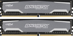 Memorie Crucial BLS2C8G4D240FSA Ballistix Sport, 2x8GB DDR4 2400MHz, CL16 foto