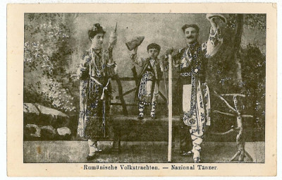 2946 - Ethnic, folk dance, Port Popular - old postcard - used - 1917 foto
