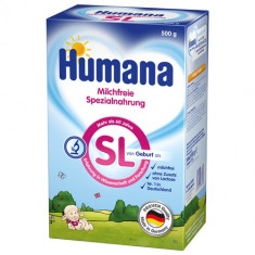 Humana Lapte praf Humana SL pentru bebelusi cu intoleranta la lactoza, 500 g foto