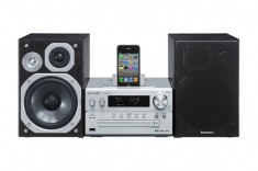 Panasonic Microsistem audio Panasonic SC-PMX5EG-S, 120W, argintiu foto