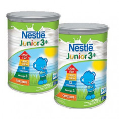 NESTLE JUNIOR Pachet lapte praf Nestle Junior3+ 2*400g (3-5 ani) foto