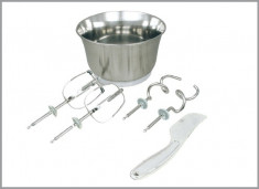 Mixer Trisa Mixer de masa, KITCHEN CHEF, Alb/Inox foto