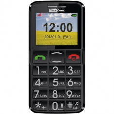 Telefon mobil Maxcom MM432 BB, 300 contacte, Negru/Rosu foto