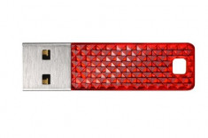 SanDisk Memorie Cruzer Facet USB 2.0, 16 GB, rosu foto