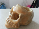Scrumiera in forma de craniu,cap de mort