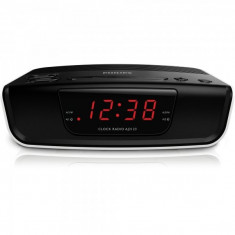 Philips Radio cu ceas Philips AJ3123/12, negru foto