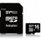 Card memorie Silicon Power Micro SDHC 16GB, Class 4 + adaptor SD