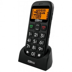 Telefon mobil Maxcom pentru seniori MM431 BB, 200 contacte, Negru foto