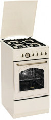 Aragaz Gorenje GI52CLI1, Gaz, 50 cm latime, 4 arzatoare, Grill, Design Retro, Crem foto