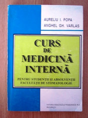 CURS DE MEDICINA INTERNA PENTRU STUDENTII FAC. DE STOMATOLOGIE, A. POPA,A VARLAS foto