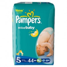 PAMPERS Scutece Active Baby 5 Junior Value Pack 44 buc foto