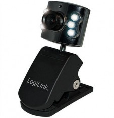 Camera web LogiLink UA0072, 640 x 480, 30 fps, USB, rotatie 360 grade foto