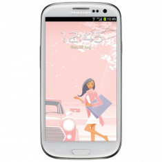 Telefon mobil Samsung I9300 Galaxy S III, 16GB, alb La Fleur foto