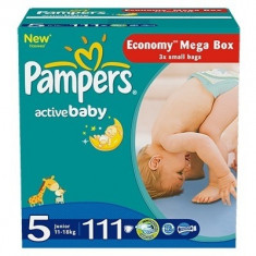 PAMPERS Scutece Active Baby 5 Junior Mega Pack 111 buc foto