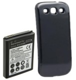 Baterie extinsa 4500 mah + capac spate negru pentru Samsung Galaxy S3, Li-ion