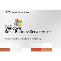 Sistem de operare Microsoft Windows Small Business Server 2011 Standard, 64 bit, licenta CAL device, 5 clienti foto