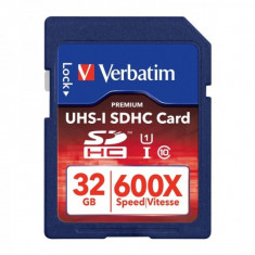 Card memorie Verbatim SDHC UHS-I 32GB Clasa 10 foto