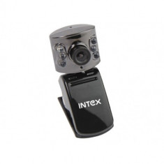 Camera web Intex IT305WC, 350K pixeli, neagra foto