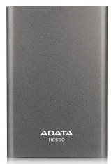 Hard disk extern A-Data DashDrive Choice HC500, 500GB, USB 3.0, titanium foto