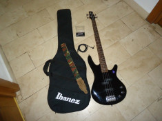 Chitara bass Ibanez Gsr 190 + tuner, strap, cablu, husa si pana foto