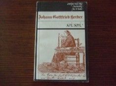 JOHANN GOTTFRIED HERDER - SCRISORI foto