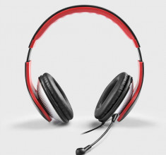 Casti Edifier K830 Stereo Headset cu microfon, negre foto